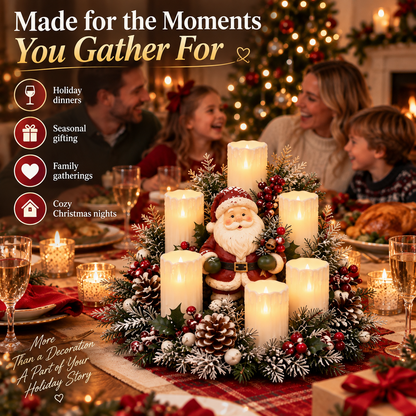 🎅🎄 Christmas Santa Table Centerpiece – Festive Winter Holiday Decor！！！✨✨