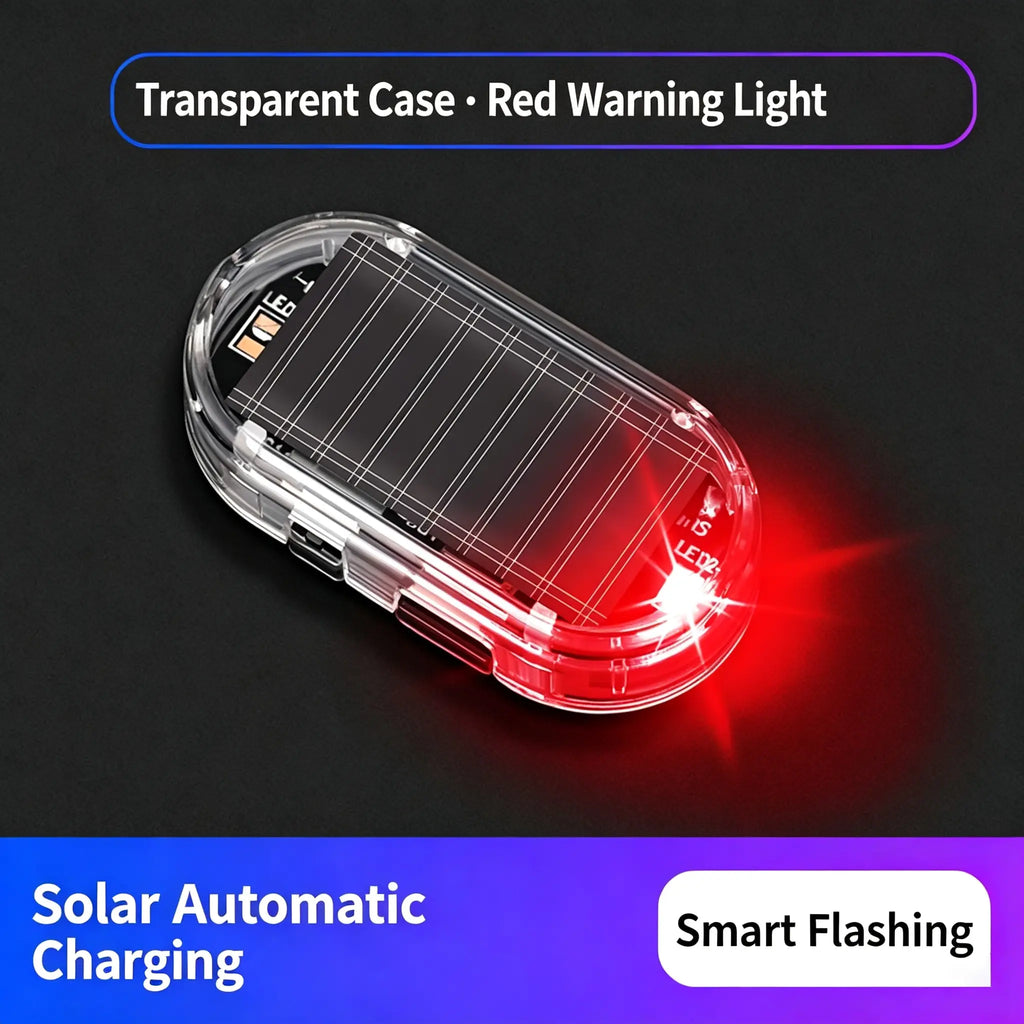 🚨🚗Deter Thieves Instantly! Solar Anti-Theft Dummy Alarm Light 🚨🚗