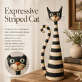🐱✨ Vintage Cat & Lady Sculptures 🎨