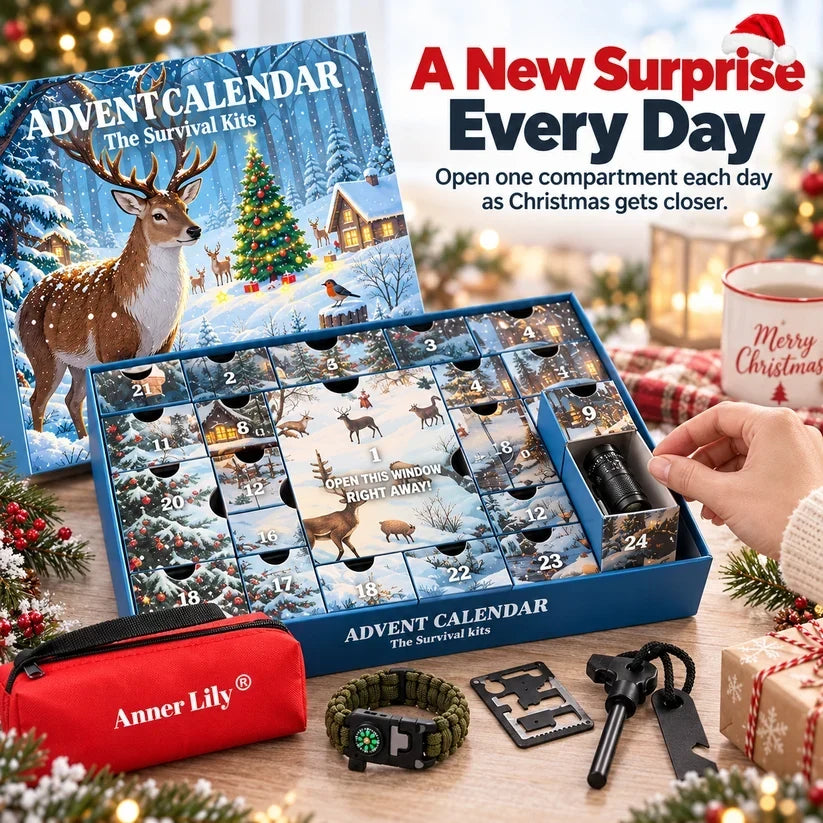 🎁🏕️ 24-Day Outdoor Gear Advent Calendar for Men 🧭✨