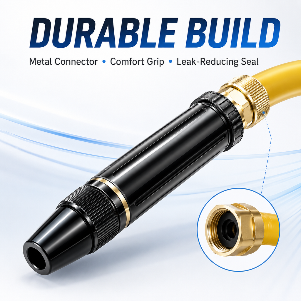 🤩BUY 3 FREE 2🚗Adjustable Twist Jet Hose Nozzle | Compact Outdoor Cleaning Sprayer