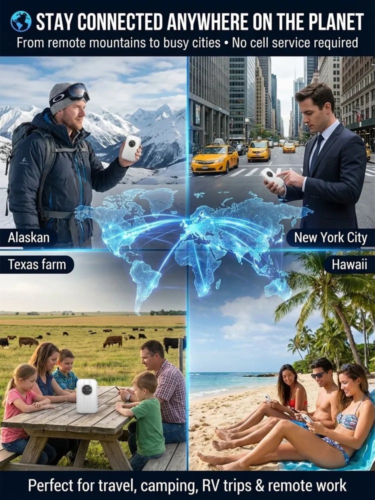 Global Coverage Boundless Portable WiFi