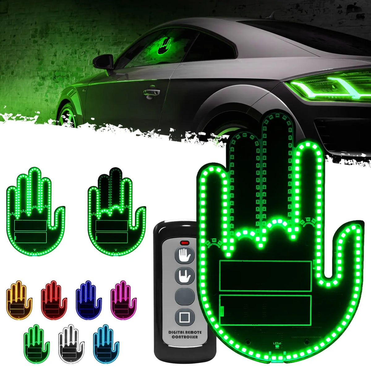 Car Gesture LED Lights — Fun, Expressive & Eye-Catching Ambient Lighting