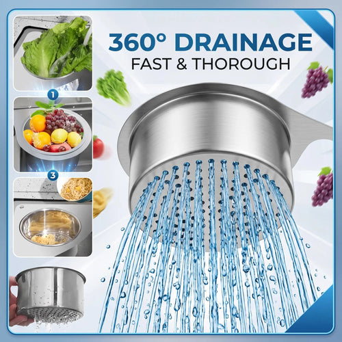 BUY 1 GET 1 FREE💧Stainless Steel Swan Sink Strainer Basket🦢💧