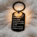 🔑🔑You Are Enough Engraved Keychain – Inspirational Reminder Gift with Gift Box | Meaningful Keepsake for Someone Special