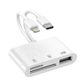 💥Hot💥Limited-time 50% discount🔌 5-in-1 SD Card Reader for iPhone & USB-C – Fast Photo & Video Transfer Adapter