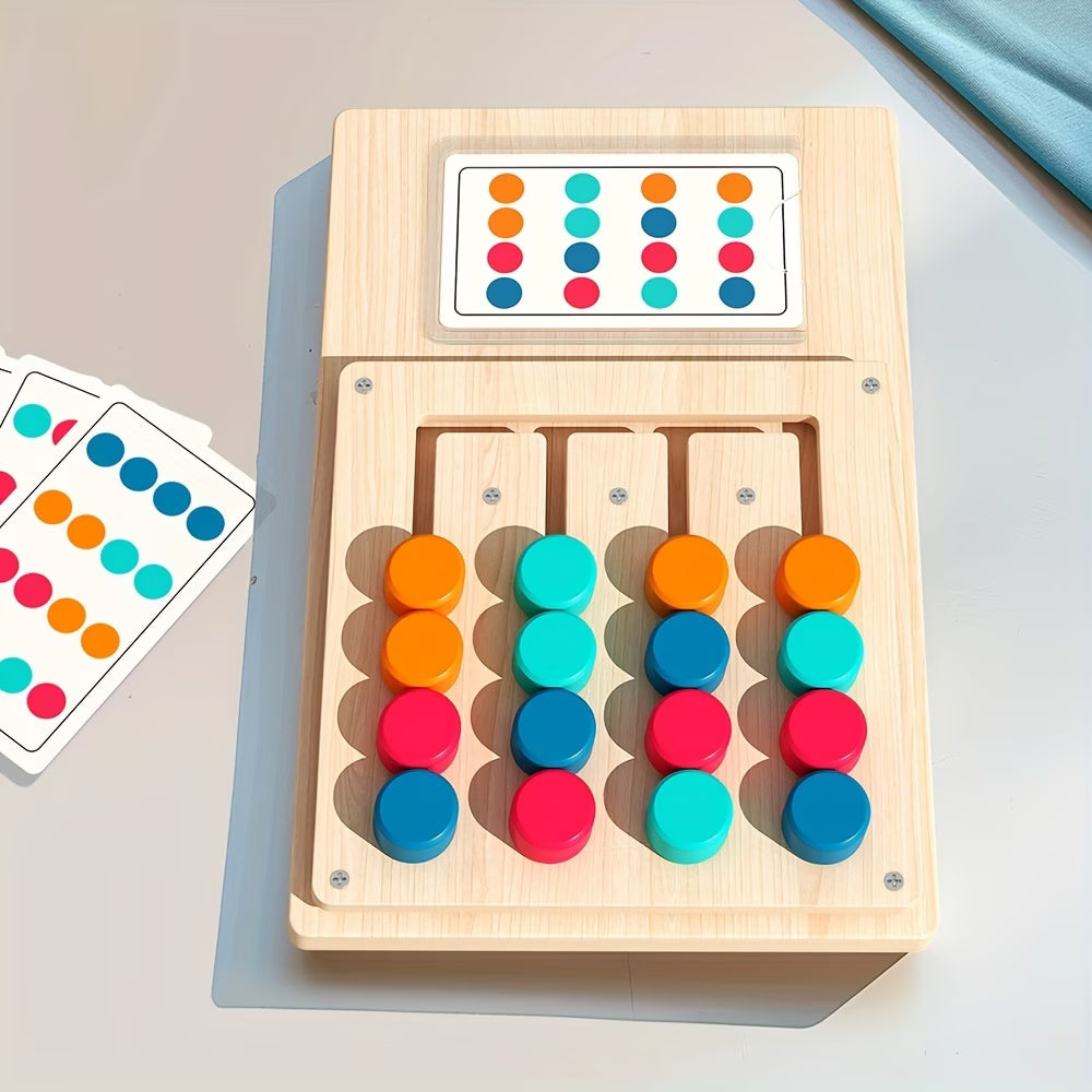 2026 New Wooden Color Puzzle - Boost Logic
