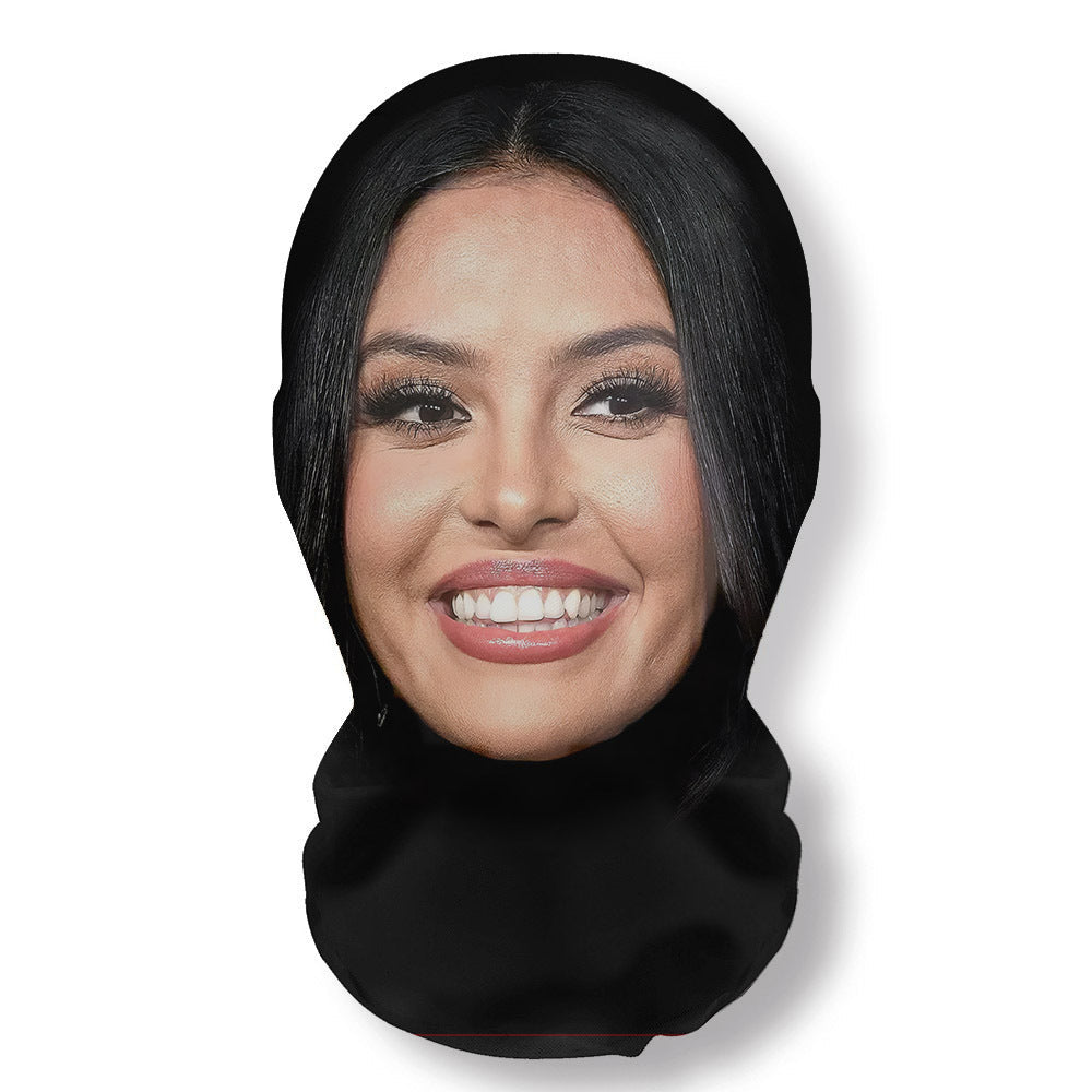 🎭 3D Mask Realistic Mask Role Playing Prop Fun Black Mesh Headset Halloween Funny (3PCS) 🎃👻