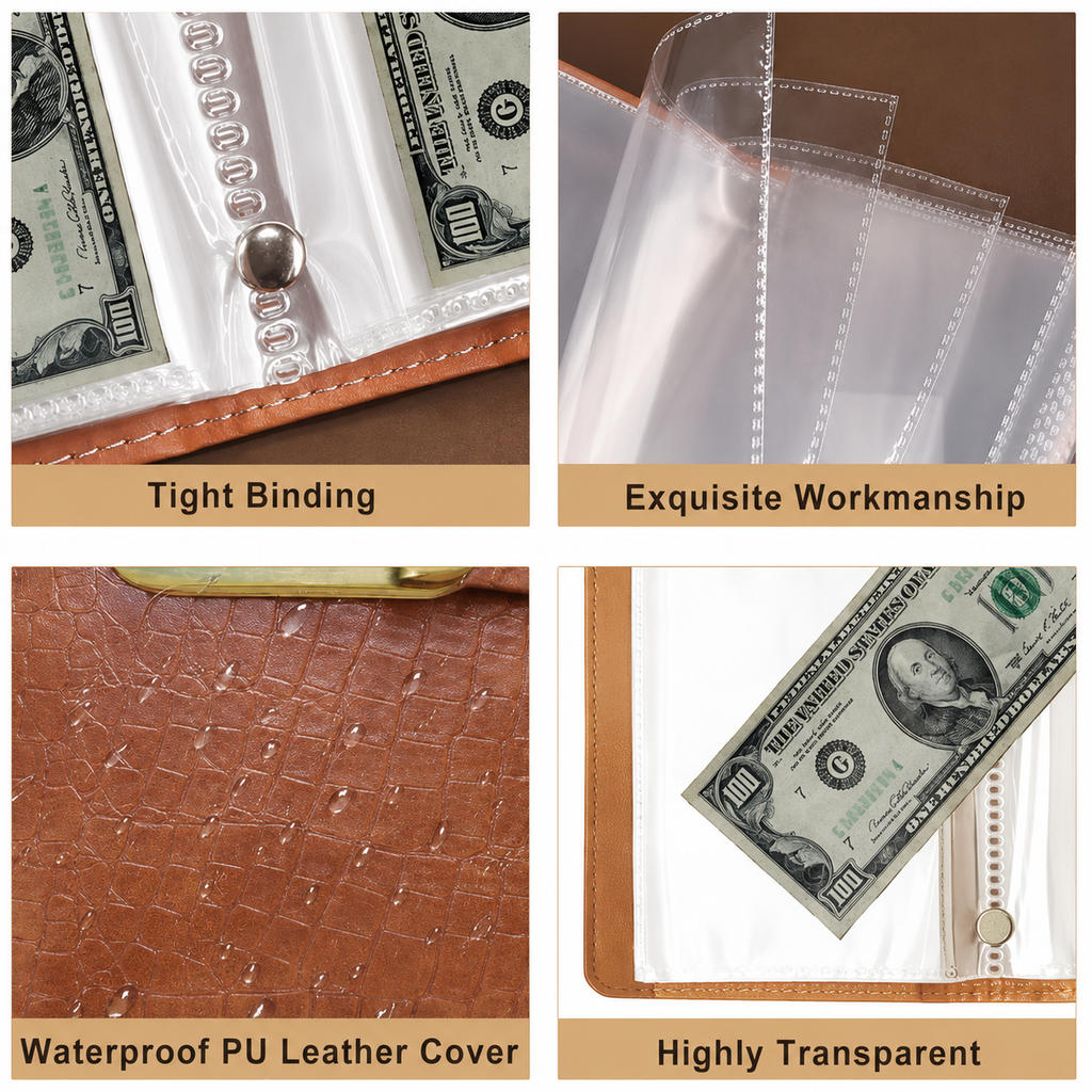 🧧🧧100 Transparent Pocket Currency Collectors Album