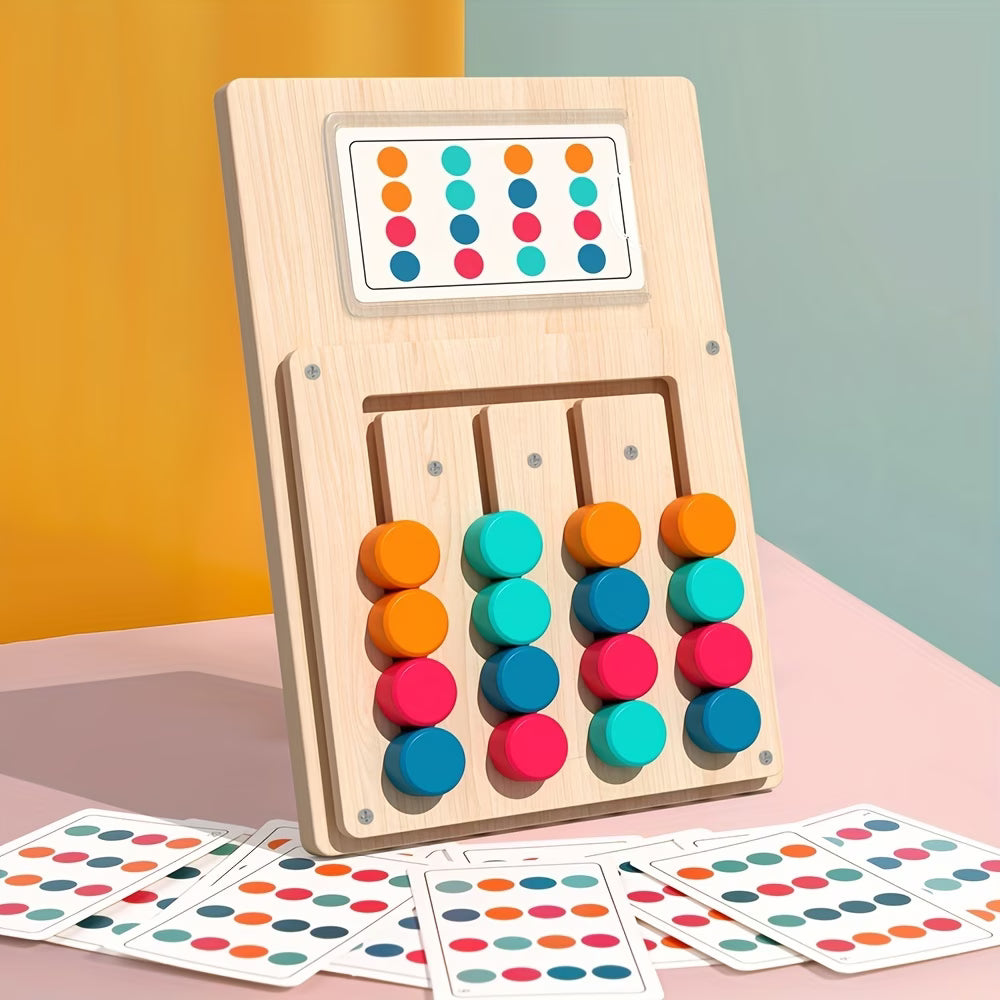 2026 New Wooden Color Puzzle - Boost Logic