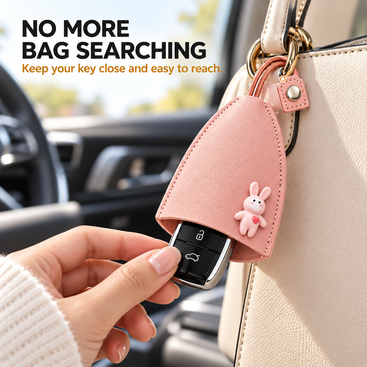 Buy 1 Get 1 Free-2Pcs🔥Cute Cartoon Pull-Out Key Case🔥