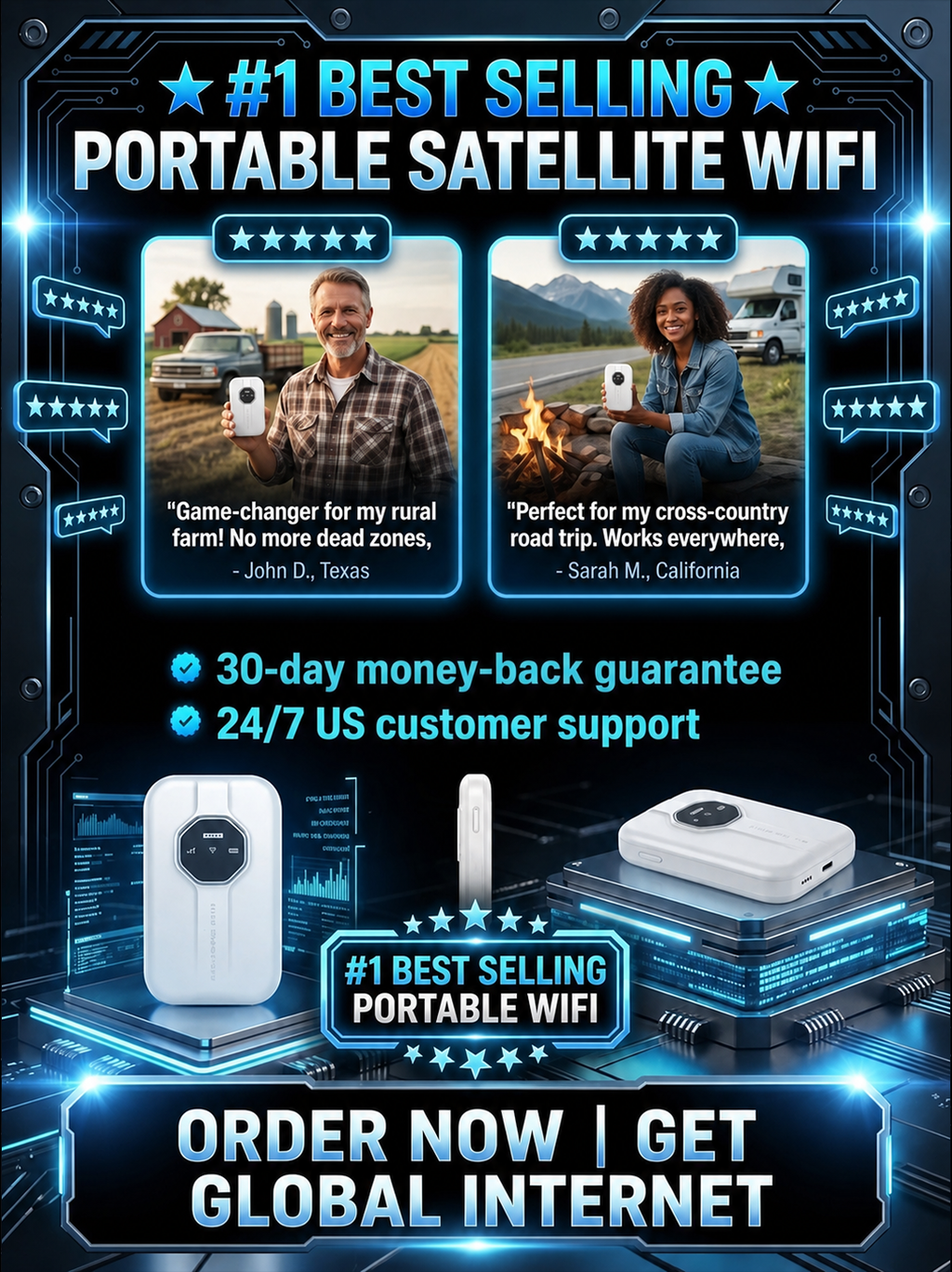 [Global Coverage] Boundless Portable Wi-Fi🛡️