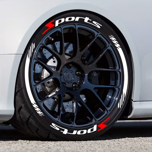 4Pcs 3D Car Tire Stickers – Waterproof Universal Wheel Decals | Motorcycle Auto Exterior Accessories