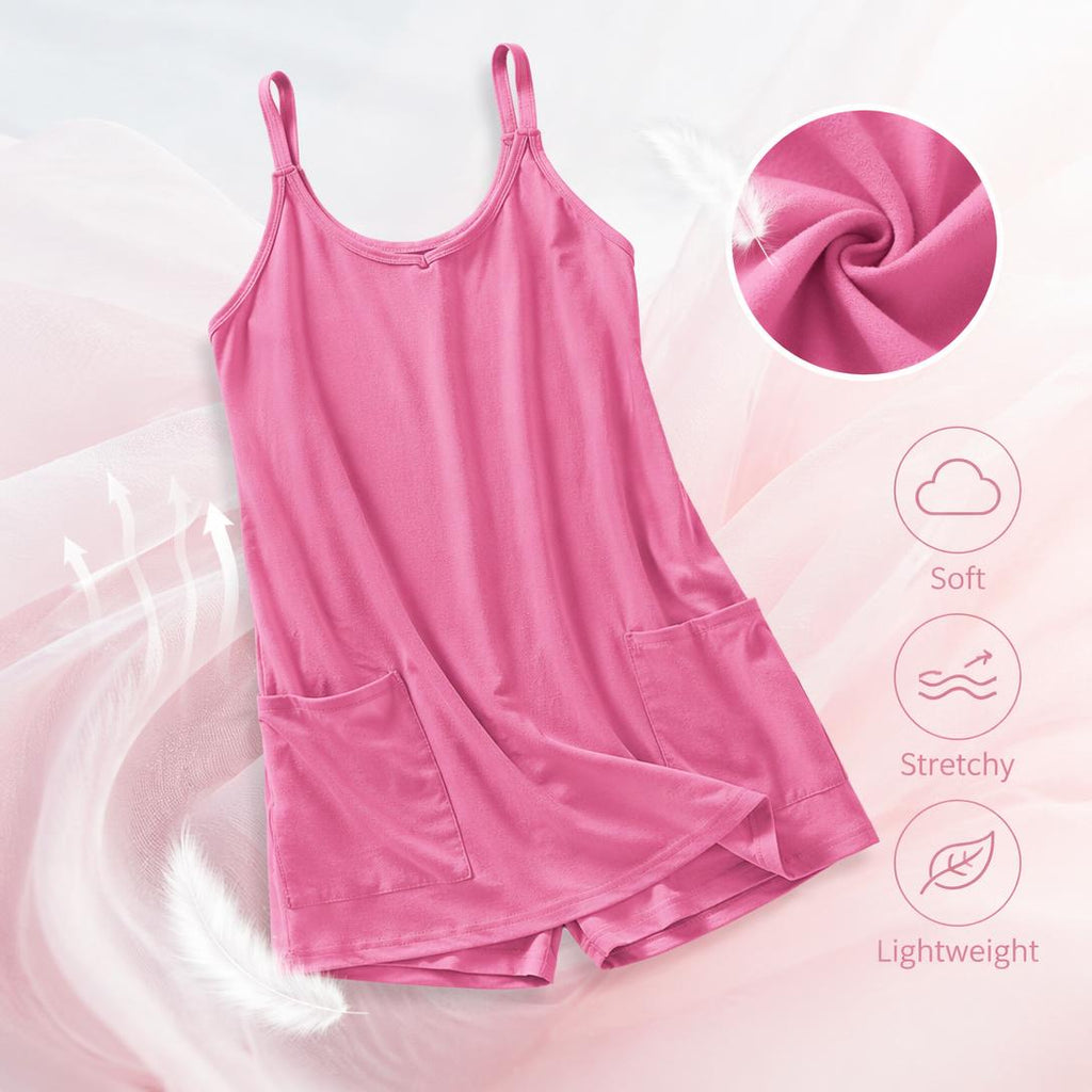 Sleeveless V-Neck Active Mini Dress