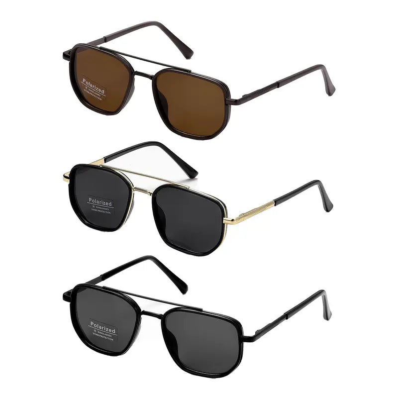 Fashion Geometric Double-Beam Sunglasses