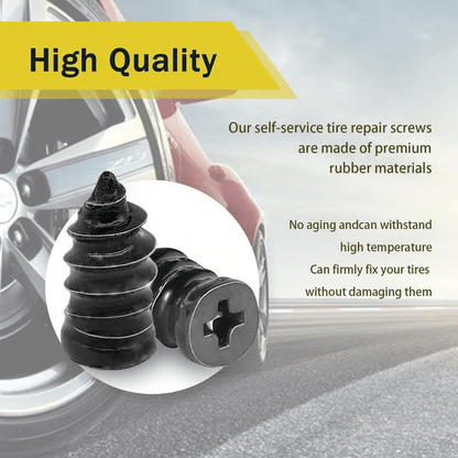 🔥🔥Tire Repair Rubber Nails Kit with 2 Sizes