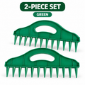 🌱 2-Pack Garden Seed Spacing Tool – Multi-Row Soil Dibbler & Furrow Maker