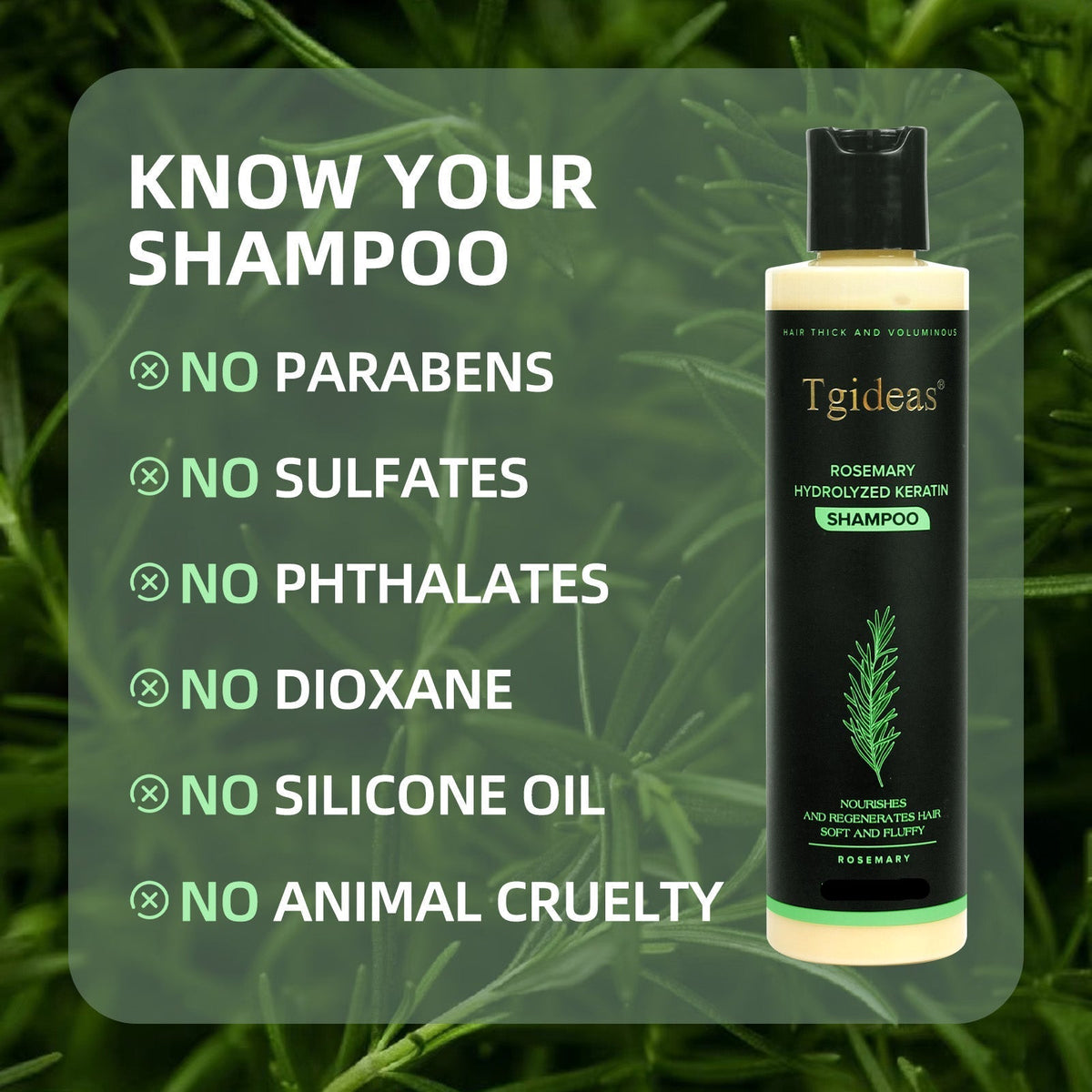🌿🌿Rosemary Shampoo | Hair Growth & Anti-Dandruff Scalp Treatment