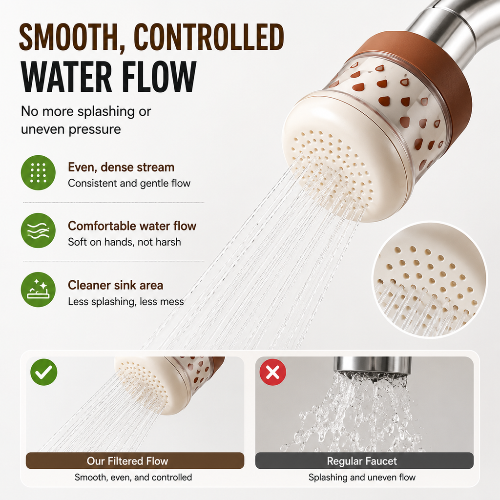 ✨ Cleaner Water. Better Living. 5-Layer Faucet Water Filter💧