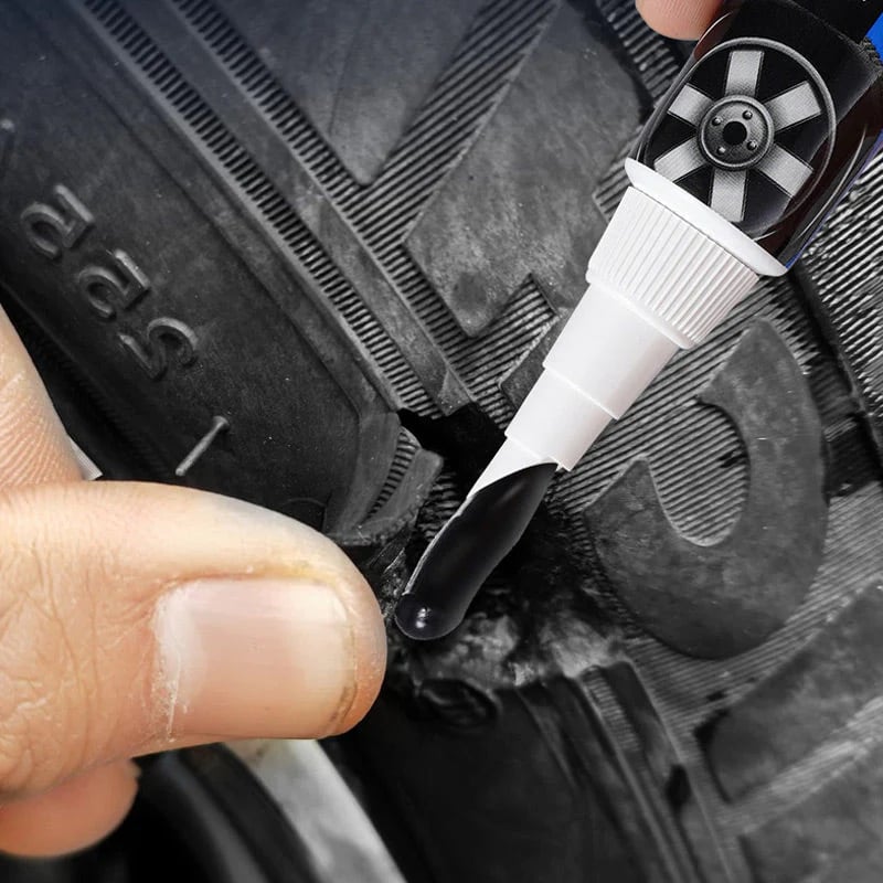 60ml Weather-Resistant, Waterproof, Flexible Tire Repair Adhesive – Includes Free Repair Tool