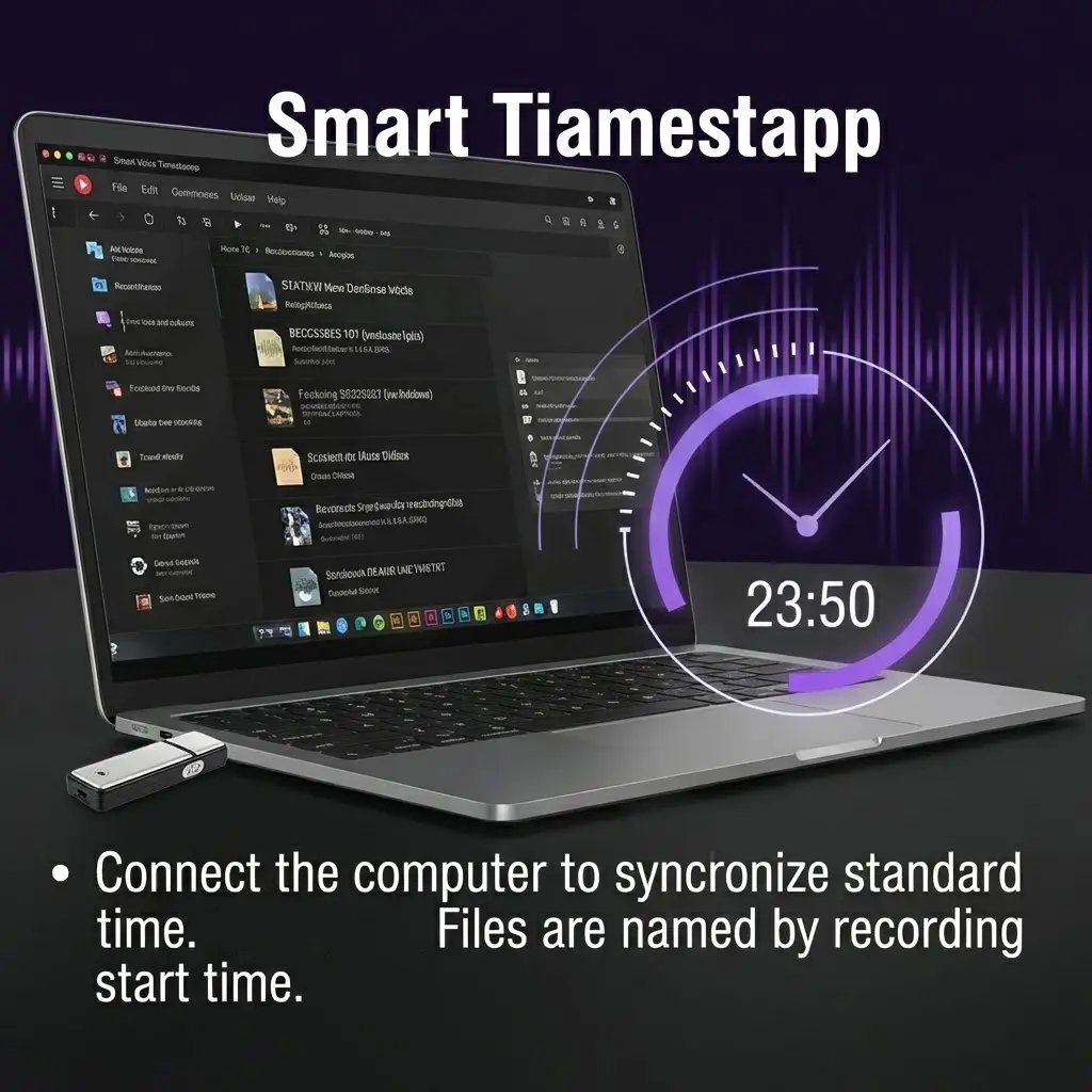 🎙️💾 USB Flash Drive Voice Recorder 2-in-1 – Voice Activated, Smart Noise Reduction, Auto File Save 🔊✨