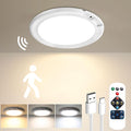 Magnetic Rechargeable Motion Sensor Ceiling Light with Remote