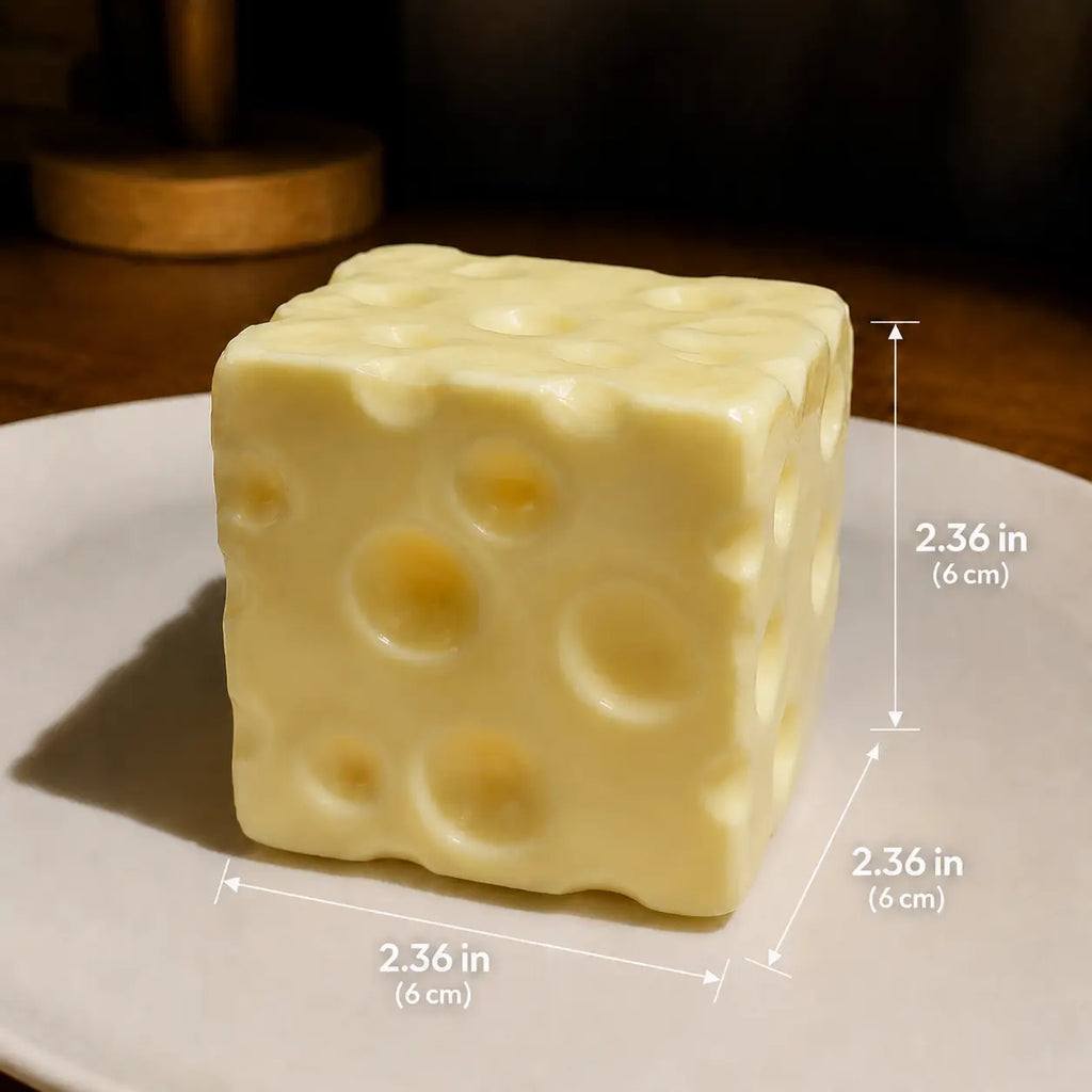 🧀🤏 Squeeze the Stress Away – The Adorably Squishy Cheese Cube Fidget Toy 😌✨
