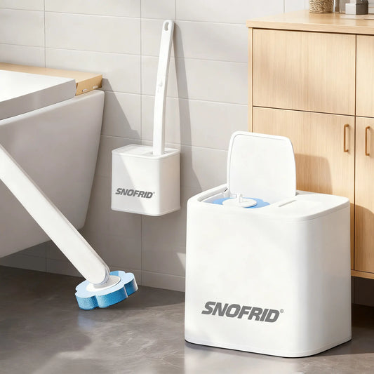 🚽✨ A Cleaner Way to Clean – The Disposable Toilet Brush System for a Fresher Bathroom 🧼🌿