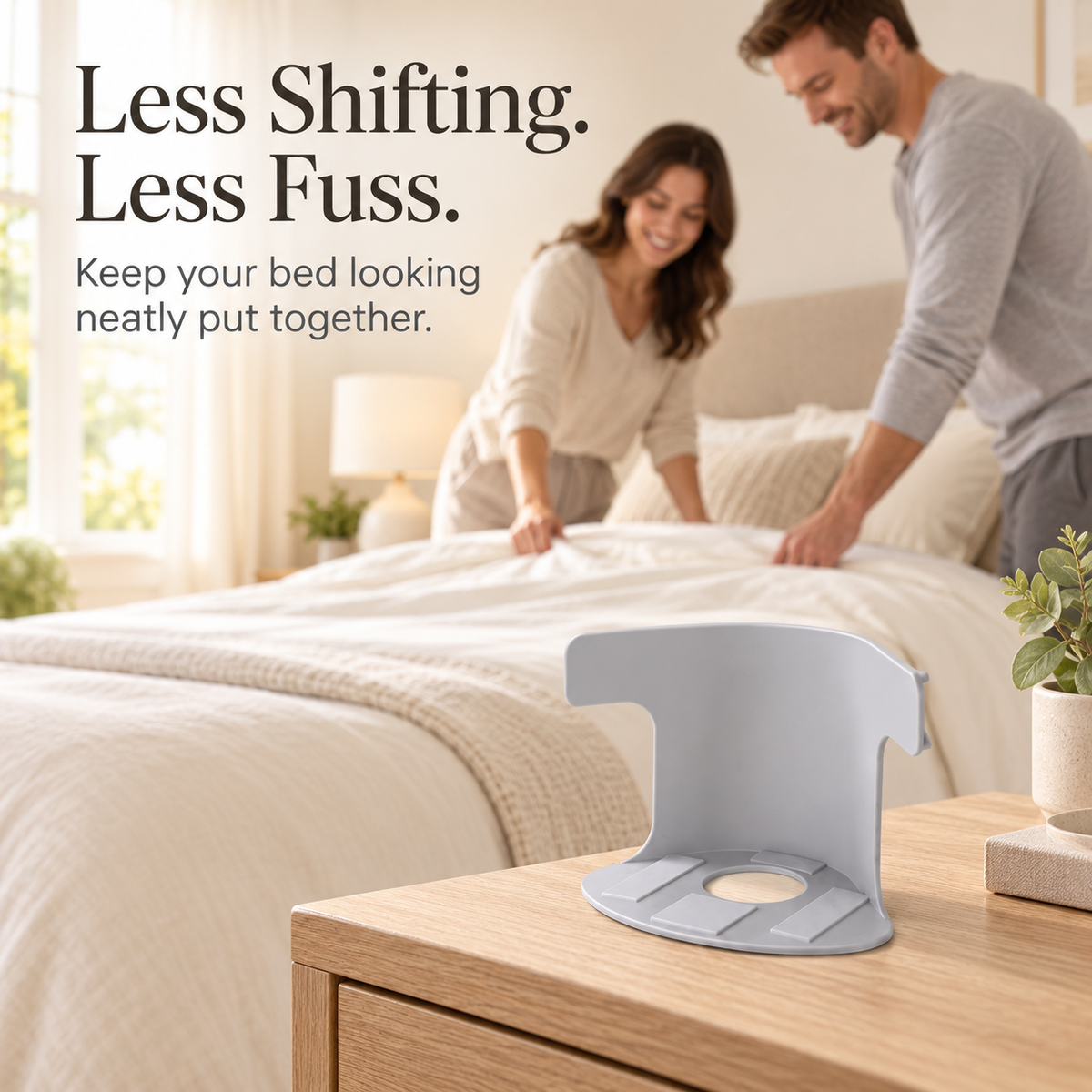 🛏️ 4-Pack Mattress Retainer Clips – Keep Your Mattress Securely in Place | Anti-Slip Bed Mattress Holders for a Neater, More Stable Bed