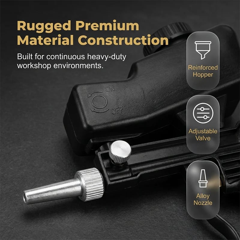🔫⚙️ Handheld Pneumatic Sandblasting Gun ✨