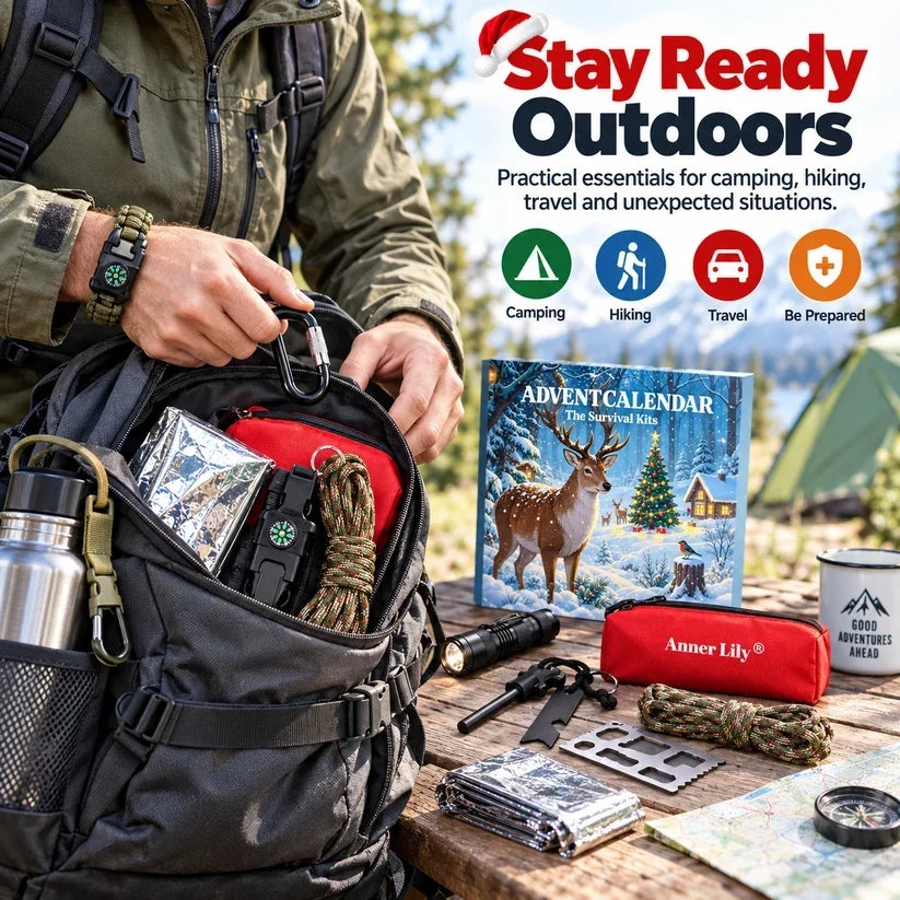 🎁🏕️ 24-Day Outdoor Gear Advent Calendar for Men 🧭✨