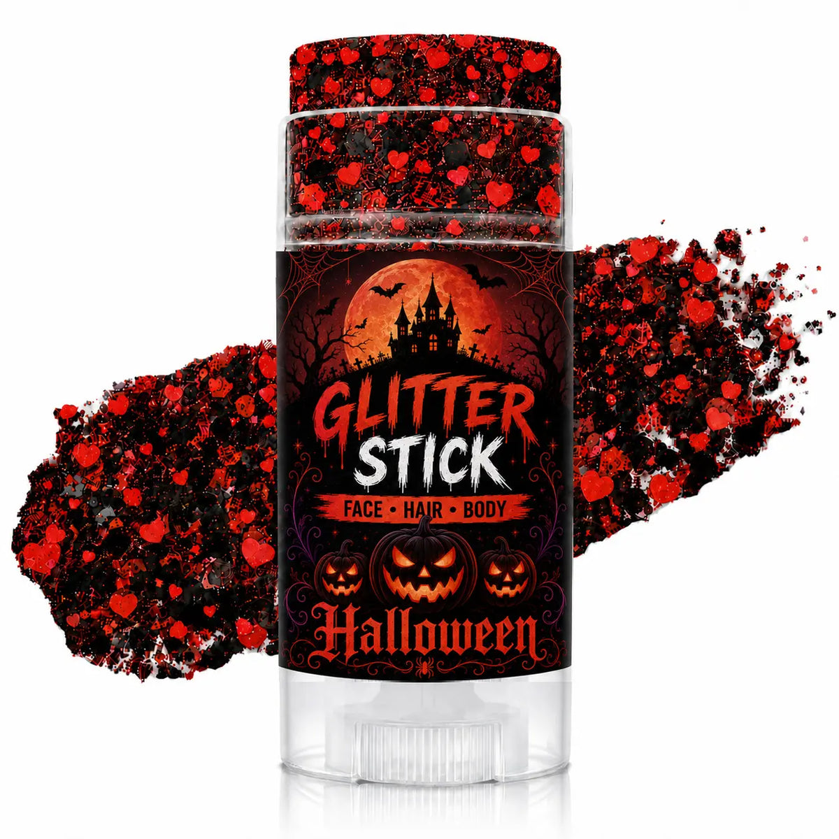 🎃 Halloween Glitter Stick – Sparkle Makeup for Face, Hair & Body | Easy Glitter Glow for Parties & Festivals
