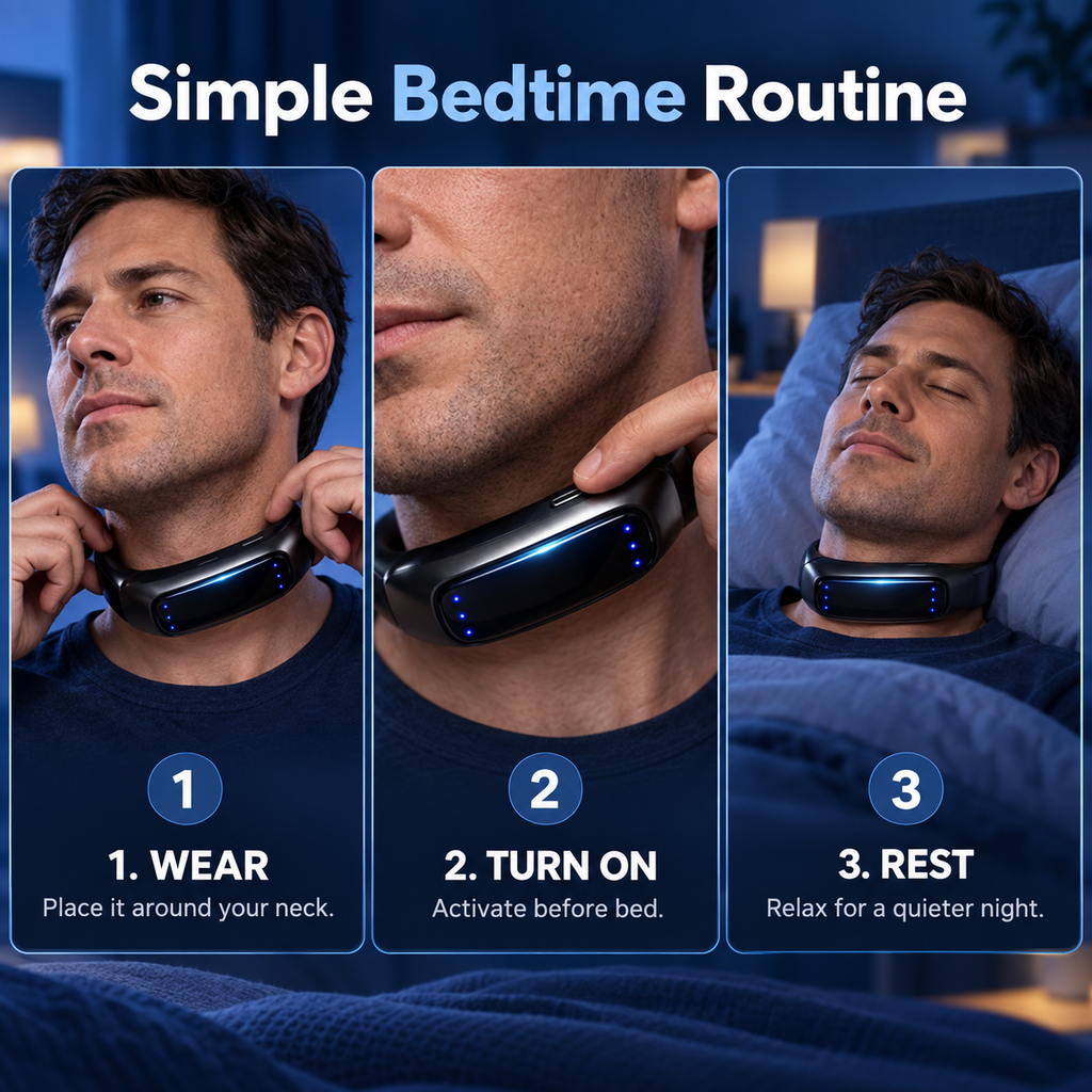 Alonovas™ Neck Wearable – Simple Bedtime Snoring Support