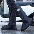 🌧️ Black Waterproof Rain Boot Shoe Cover with Reflector (1 Pair)