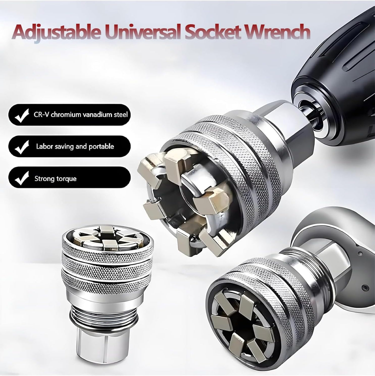 🔥 Multi-Function Universal Socket Wrench Tool