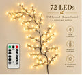 🌿✨ Flexible LED Branch Lights | Remote-Controlled Holiday Wall Decor 🎄💡