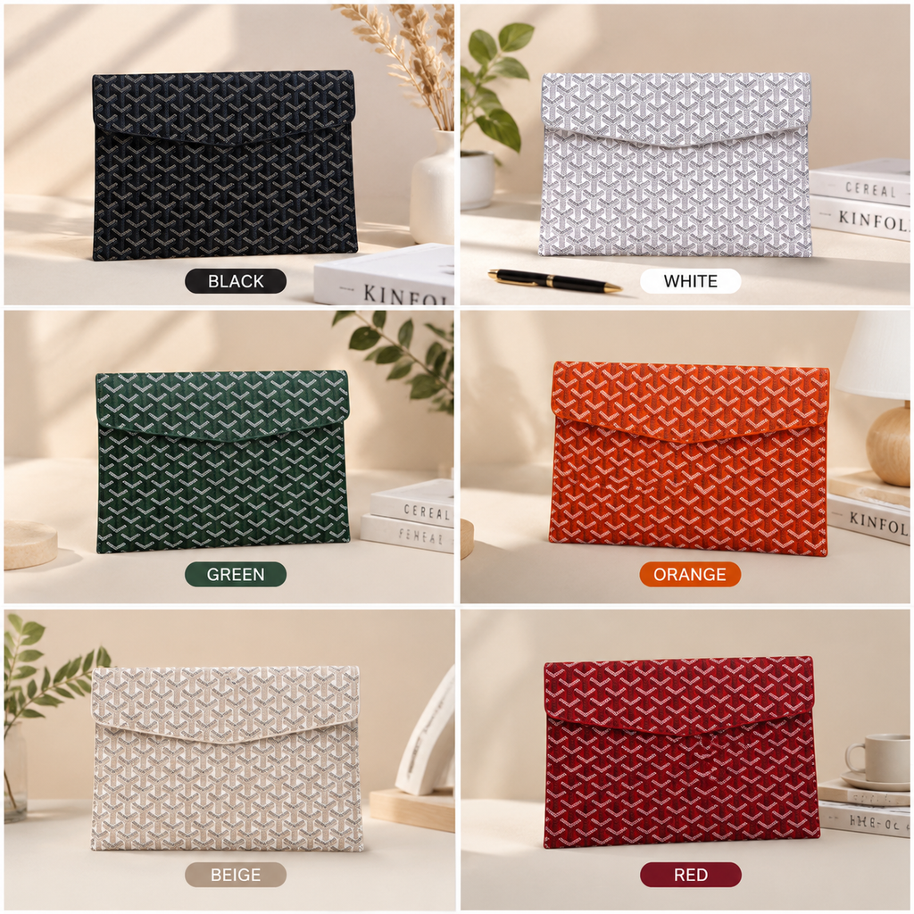 A4 Padfolio Document Organizer – 13" Laptop & Tablet Sleeve with Magnetic Closure