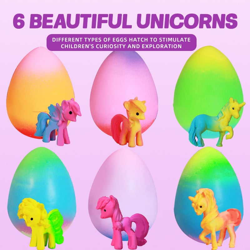 🔥6 Pack Hatching Growing Unicorn Eggs