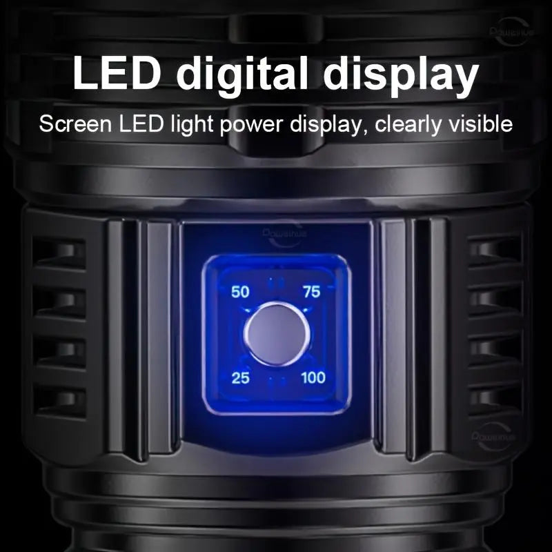🔦🔋 Hoodink 2-in-1 Flashlight Power Bank – Rechargeable, Waterproof & Adjustable Brightness ⚡