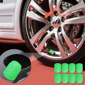 8 PCS Tire Valve Caps, Corrosion Resistant Leak-Proof Tire Pressure Caps, Universal for Car, Truck, SUV, Motorcycles, Bike