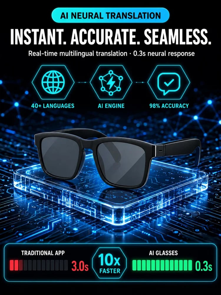 👓 AI Smart Bluetooth Glasses 🤖✨