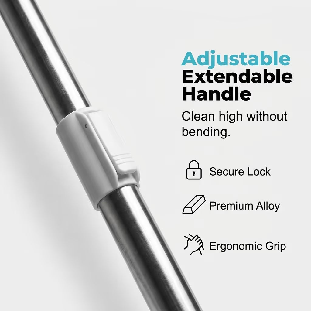 🧽✨ 180° Rotating Gap Cleaning Tool – Extendable Adjustable No-Touch Cleaner for Windows 🪟