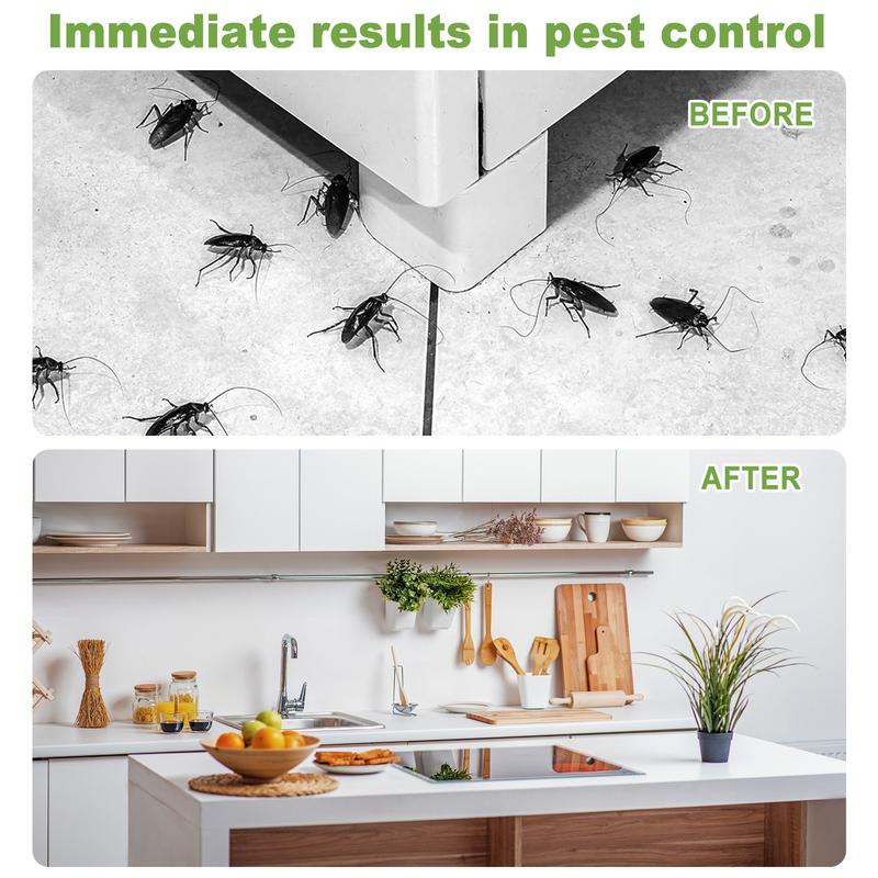 🪳 12-Piece Roach Bait Station Set – Indoor Cockroach & Crawling Pest Control