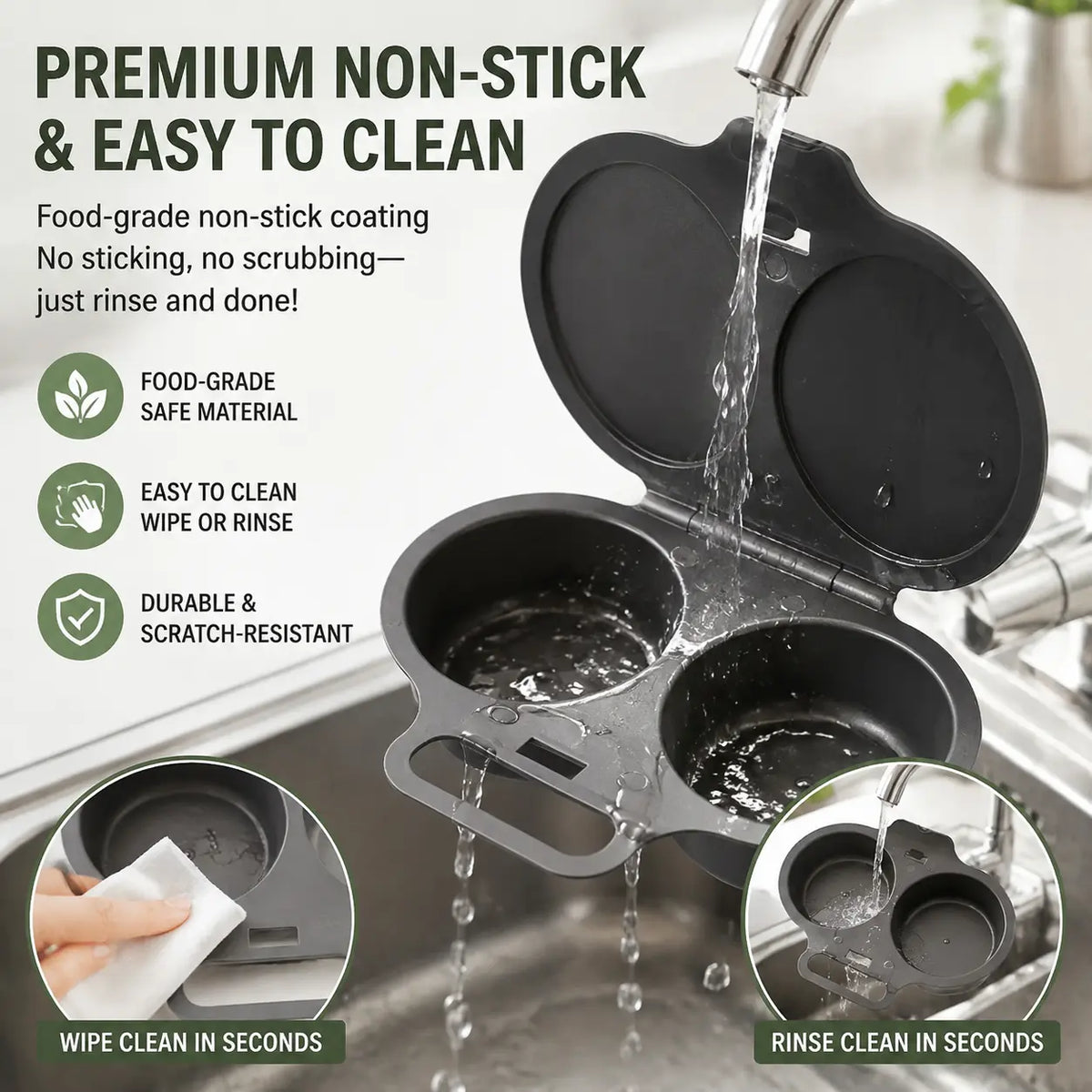 🔥🍳 Microwave Omelette Maker – BPA-Free Non-Stick Egg Cooker for Quick & Easy Breakfasts