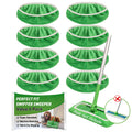8Pcs Microfiber Mop Pads Compatible with Swiffer Sweeper Mop Wet and Dry Flat mop Cover Replacement Reusable Sweeping pad Refills Handle Not Include