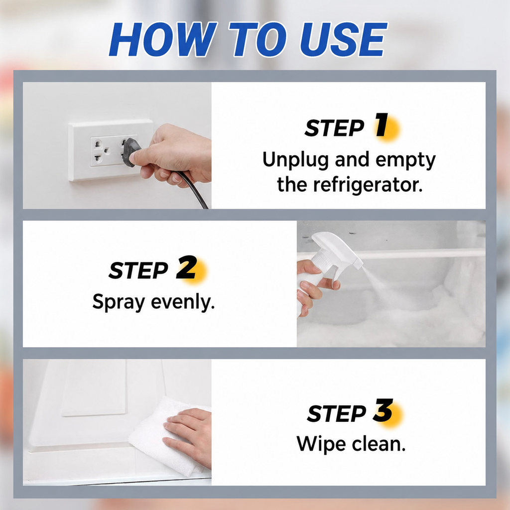 ❄️💦 Defrost Spray for Fridge-Freezer 🧊✨
