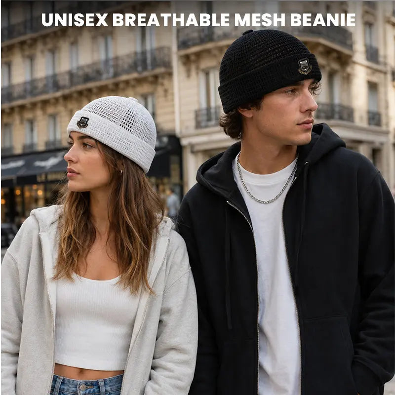 Men's 3-Pack Feather-Soft Blended Yarns Mesh Netting Beanies 🧢