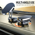 📱 Foldable Magnetic Car Phone Holder – 360° Rotating Metal Mount