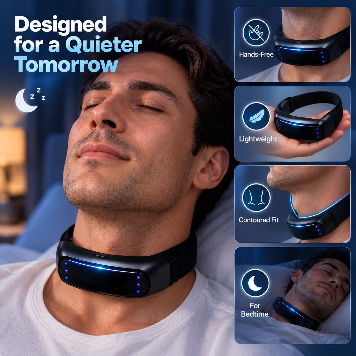 Alonovas™ Neck Wearable – Simple Bedtime Snoring Support