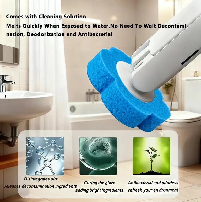 🚽✨ A Cleaner Way to Clean – The Disposable Toilet Brush System for a Fresher Bathroom 🧼🌿